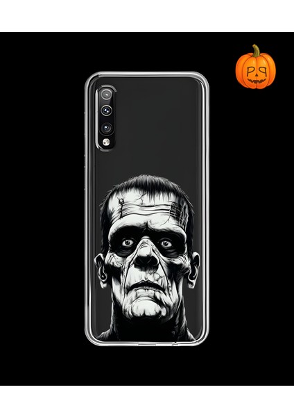Samsung Galaxy A50 Uyumlu Şeffaf Kılıf Horror 6 Tasarımlı