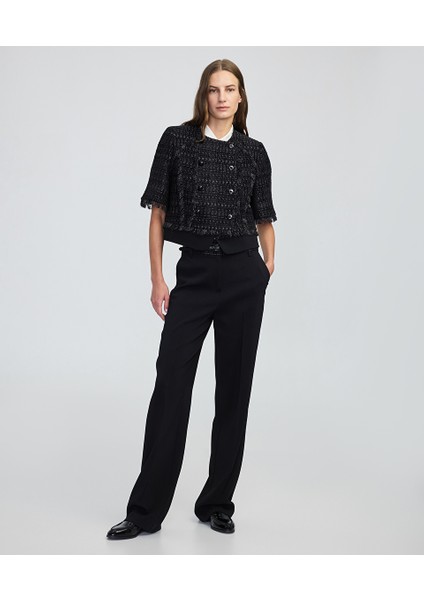 Karma Düğmeli Dokulu Ceket IW6250005091001 fırsatları