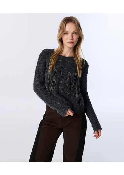 Kontrast Aksesuarlı Kazak TW6250050232036 fiyatları