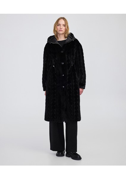 Dokulu Teknik Kumaş Mix Kaban IW6250008045001 fiyatları