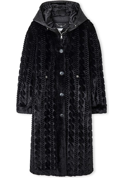 Dokulu Teknik Kumaş Mix Kaban IW6250008045001 indirimleri