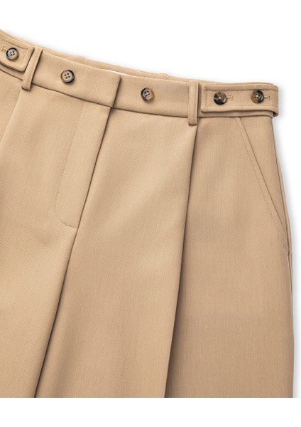 Düğme Aksesuarlı Wide Leg Fit Pantolon IW6250003205027 indirimleri