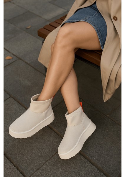 Slavia Bej (4.5 Cm) Içi Kürklü Streçli Günlük Kullanım Bot fırsatları