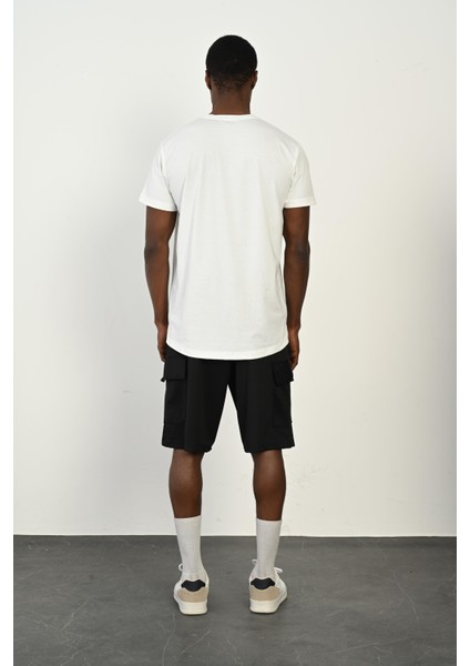 R-4374 Bel Lastikli Kargo Cep Dalgıç Şort fırsatları