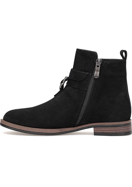 D25KB-8305 Kadın Hakiki Nubuk Deri Klasik Bot Siyah modelleri