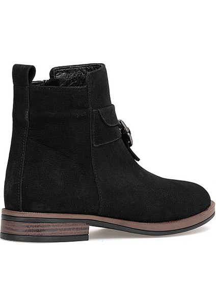 D25KB-8305 Kadın Hakiki Nubuk Deri Klasik Bot Siyah fırsatları