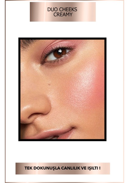 Duo Cheeks Creamy Blush & Highlighter / Krem Allık & Aydınlatıcı Paleti fırsatları