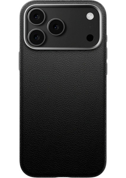 Allzey Joko Iphone 17 Pro Max Wonder Deri Magsafe Kapak - Siyah
