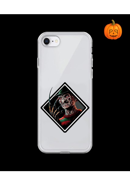 iPhone 6s Plus Uyumlu Şeffaf Kılıf Horror 2 Tasarımlı