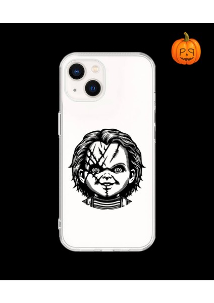 iPhone 13 Uyumlu Şeffaf Kılıf Horror 4 Tasarımlı