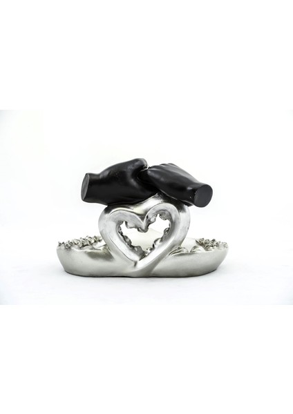 Özel Tasarım Kalpli Polyester Sunum Tepsisi fiyatları