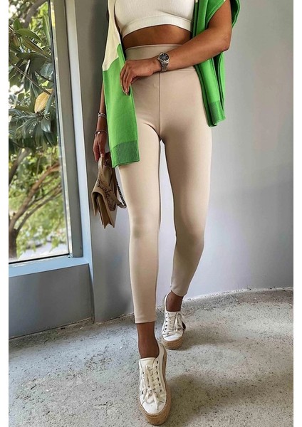 Mdb Kadın Yüksek Bel Içi Şardonlu Fırsat Ürün Toparlayıcı Tayt fırsatları