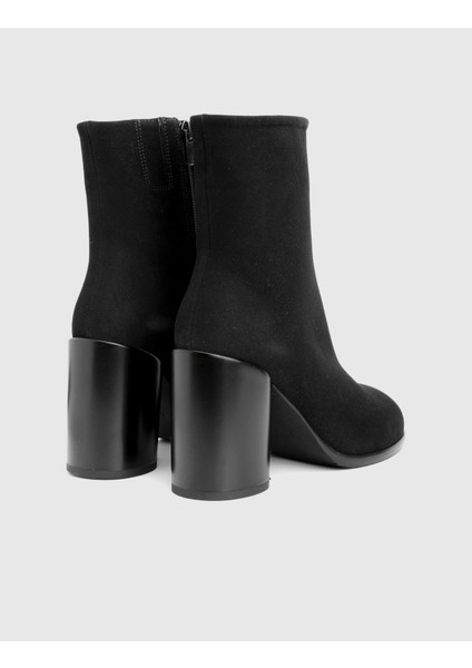 Rabit Hakiki Süet Deri Siyah Kadın Topuklu Bot fırsatları