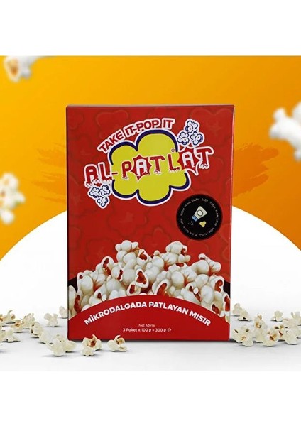 Al-Patlat Mikrodalgada Patlayan Mısır 3X100 gr