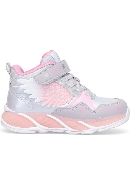 FK25-2040 Patik Kız Çocuk Sneaker Bot Gümüş