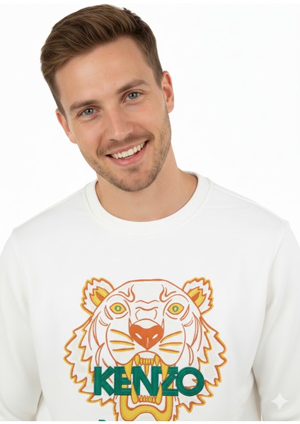 Erkek Sweatshirt Regular Fit Pamuklu Kumaş Iki Iplik OPES26KNZMOD13 modelleri