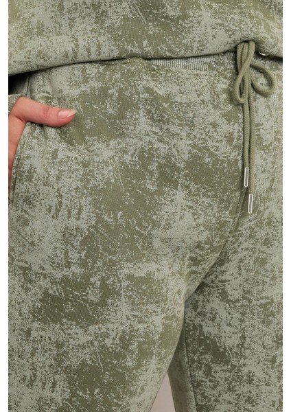 Büyük Beden Beli Büzgülü Dar Paça Cepli Desenli Pantolon 304055 indirimleri