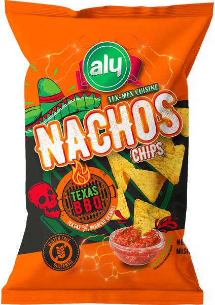 Bbq Aromalı Glutensiz Nachos Cips 225 gr