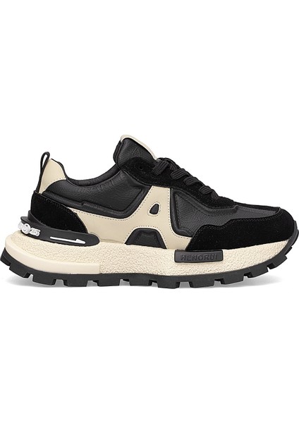 25K507 Erkek Klasik Sneaker Siyah