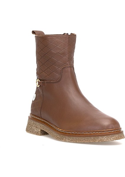 D25KB-8585 Kadın Hakiki Deri Klasik Bot Kahverengi fiyatları