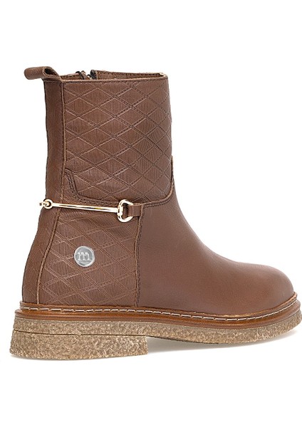 D25KB-8585 Kadın Hakiki Deri Klasik Bot Kahverengi fırsatları