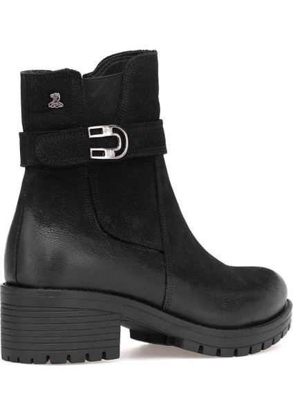 3376K Kadın Hakiki Deri Klasik Bot Siyah fırsatları