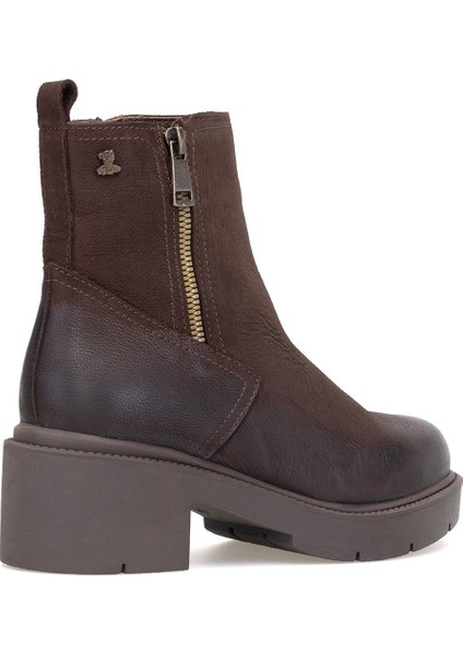 2454601K Kadın Hakiki Deri Klasik Bot Kahverengi fırsatları