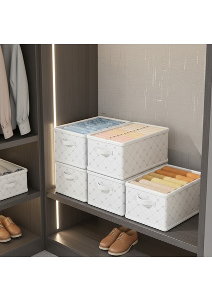 Dolap Içi Düzenleyici 2li FIYONK-45CMX25CMX20,RAF Düzenleyici,katlanabilir Kıyafet Saklama Kutusu modelleri