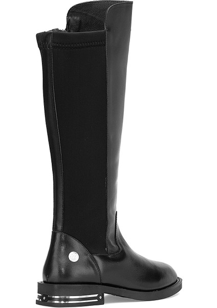 D25KC-2365 Kadın Hakiki Deri Klasik Çizme Siyah fırsatları