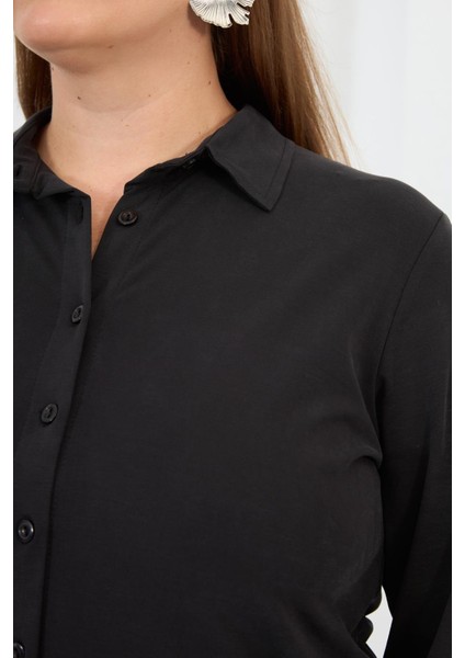 Büyük Beden Gömlek Siyah indirimleri