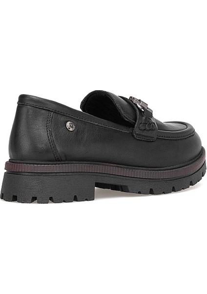 D25KA-3195 Kadın Hakiki Deri Casual Ayakkabı Siyah fırsatları
