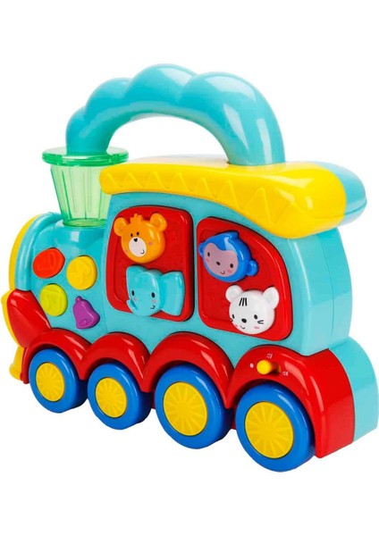 Sesli ve Işıklı Küçük Tren – Müzikli & Işıklı Bebek Oyuncağı, Hayvan Sesli Tren, Eğitim Oyuncağı modelleri