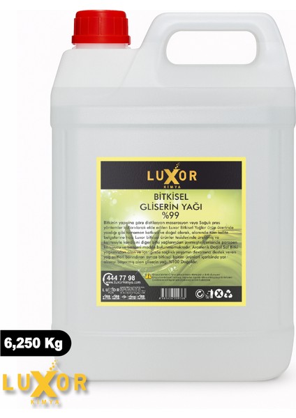 Bitkisel Gliserin Yağı %99 saf 6,25 kg