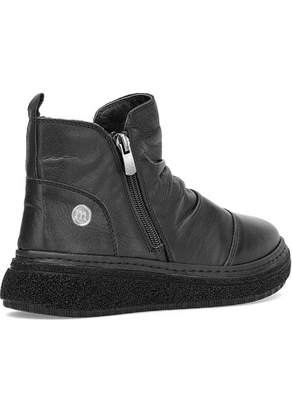 D25KB-1005 Kadın Hakiki Deri Düz Bot Siyah fırsatları