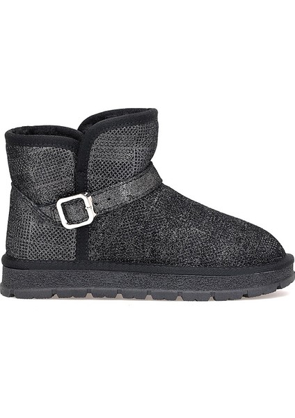 25K432 Kadın Düz Bot Siyah