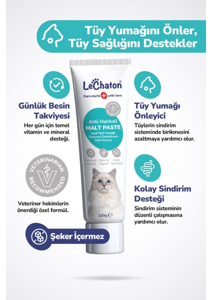Kedi Tüy Yumağı Önleyici Malt ve Taurinli Biyotin Multivitamin Kedi Maltı fiyatları