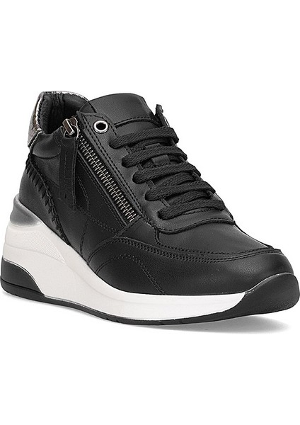 D25KA-7300 Kadın Hakiki Deri Dolgu Topuk Ayakkabı Siyah fiyatları