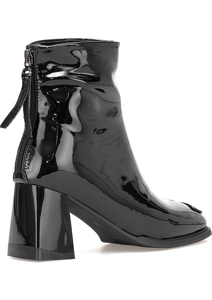 25K415-1 Kadın Hakiki Deri Topuklu Bot Siyah fırsatları