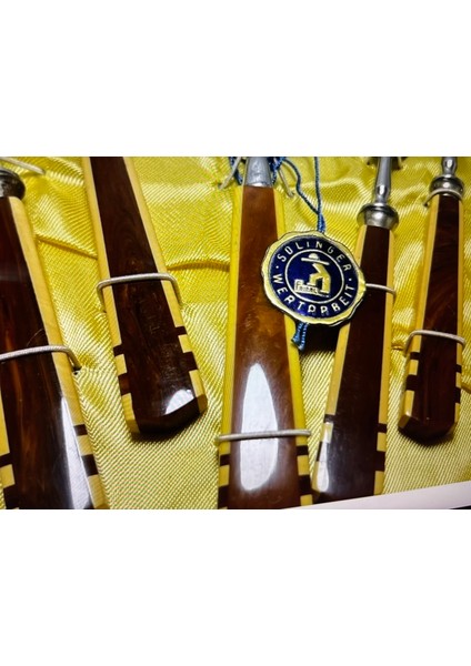 1960 Lar Fribal Solingen Katalin Saplı Pasta Servis Seti indirimleri