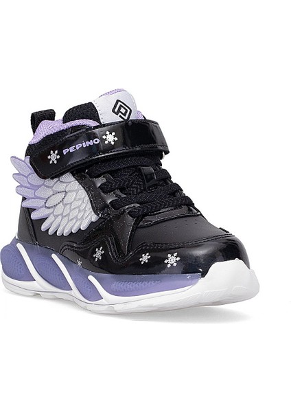 FK25-2040 Patik Kız Çocuk Sneaker Bot Siyah - Lila fiyatları