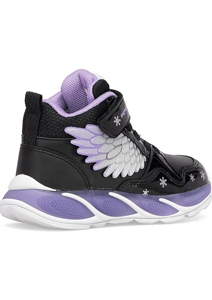 FK25-2040 Patik Kız Çocuk Sneaker Bot Siyah - Lila fırsatları