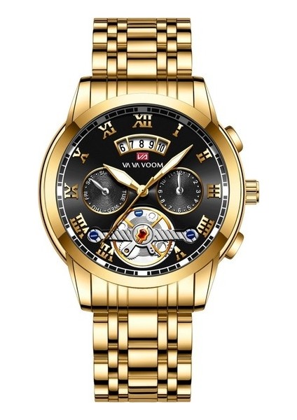 Relogio Masculino Üst Marka Erkek Lüks Izle Saat Taklit Otomatik Çok Fonksiyonlu Mekanik Tarzı Su Geçirmez Spor Saatleri Casıo Seıko (Yurt Dışından)