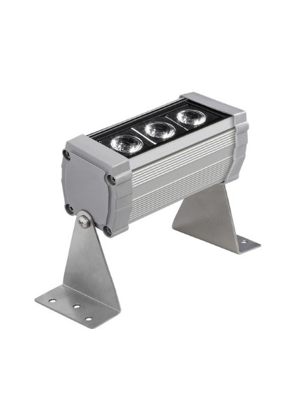 Ledenerji 3W Wallwasher 10CM Mavi Renk LED Duvar ve Ağaç Boyama Armatür