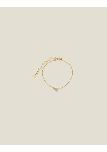 Z Harf Bileklik K Harfi 14 Ayar Altın Kaplama fiyatları