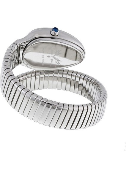 Kutu ile Gümüş Çelik Bilezik Saatler Kadınlar 2022 Moda Bayanlar Kuvars Izle Kadın Yılan Şekli Relogio Femenino Casıo (Yurt Dışından) fiyatları