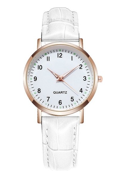 Beyaz Kadın Izle Lüks Bayanlar Kuvars Saatler Mıknatıs Toka Milanese Bant Isteğe Bağlı Bilezik Casıo (Yurt Dışından)