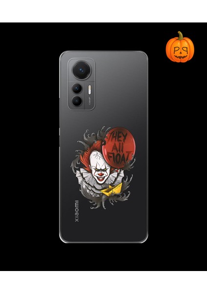 Xiaomi Mi 12 Uyumlu Şeffaf Kılıf Horror 1 Tasarımlı