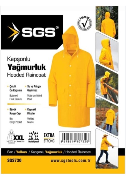 Kapşonlu Yağmurluk Sgs 730 fiyatları