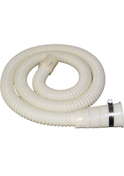 Çamaşır Makinesi Tahliye Hortumu 2 Parçalı Set, Tahliye Borusu Uzatma Kiti, Tüm Tahliye Hortumlarına Uygun, 1 Hortum Kelepçesi ve 1 Metre (Yurt Dışından)