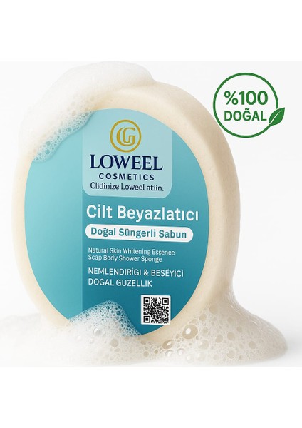 Cilt Beyazlatıcı & Kolajen Doğal Süngerli Sabun Seti – Parlak, Sıkı ve Canlı Cilt indirimleri
